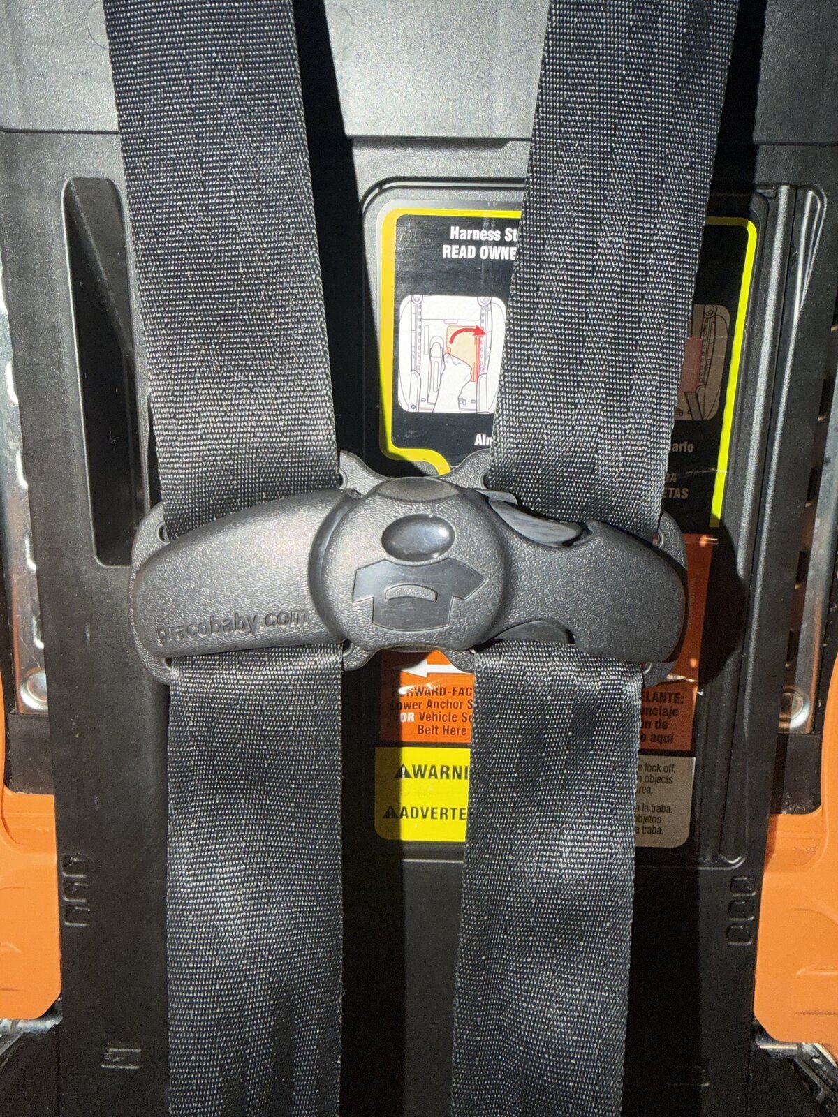 Car seat after deep cleaning by Suds and Seats Co