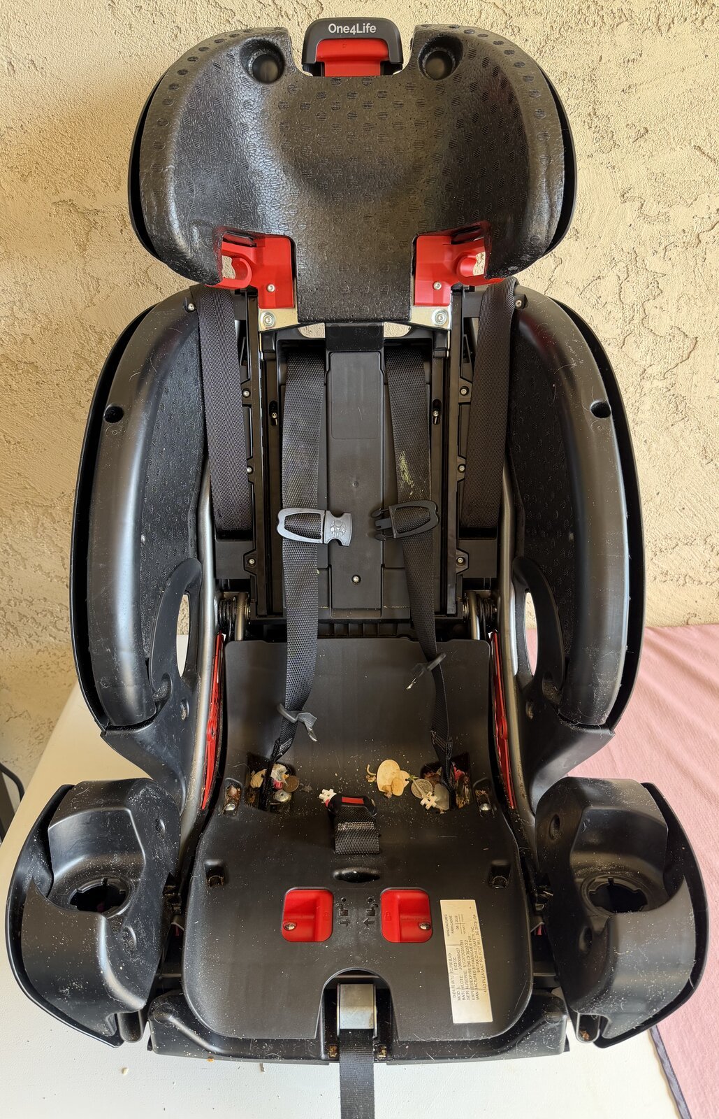 Stroller before deep cleaning by Suds and Seats Co
