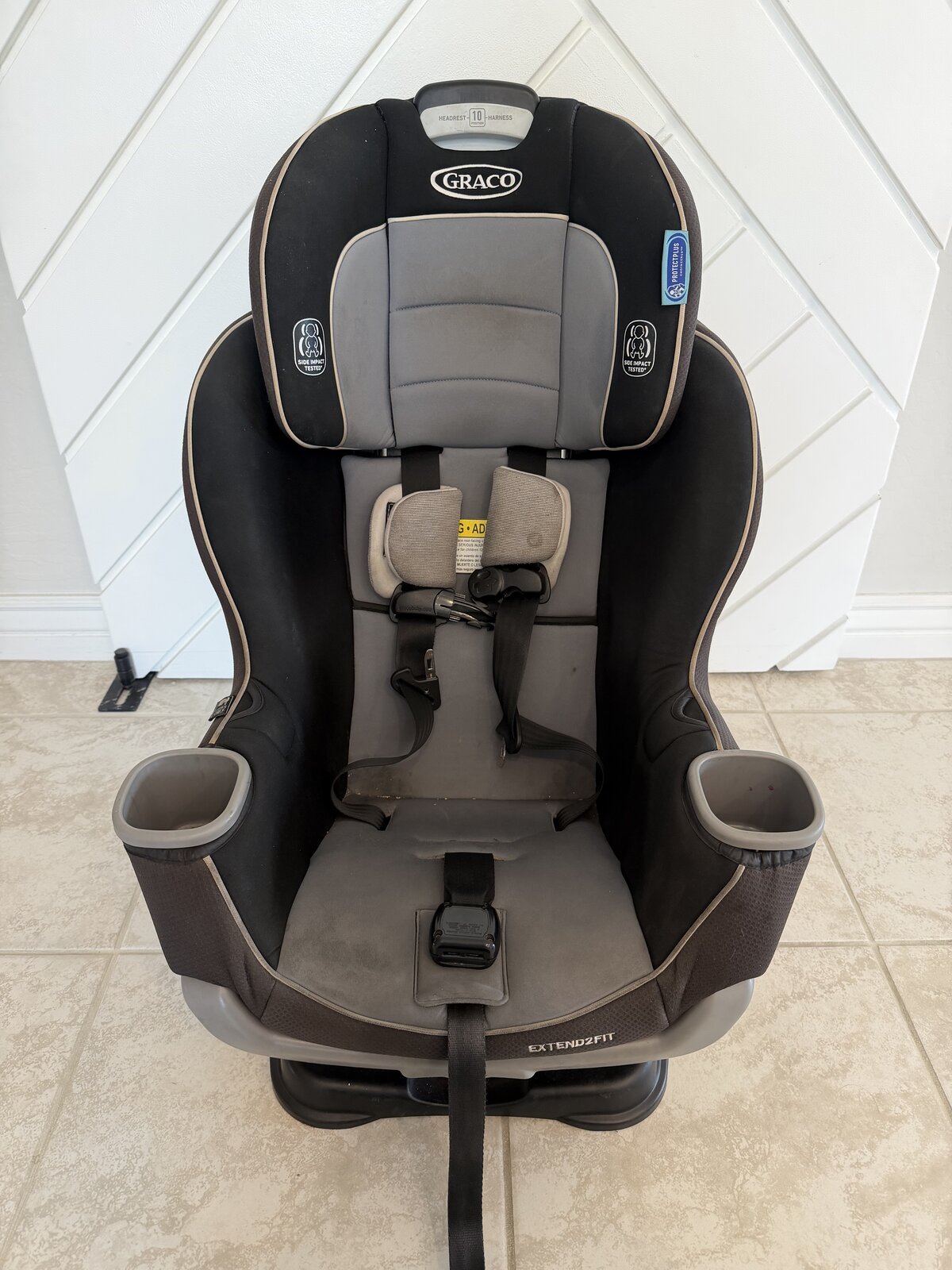 Stroller before deep cleaning by Suds and Seats Co